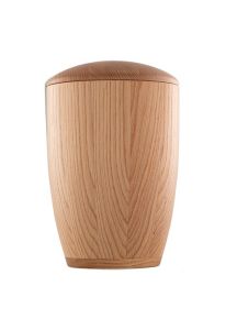 Wooden funeral urn