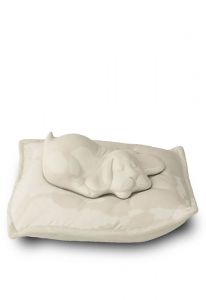 Pet cremation ashes urn 'Sleeping dog' 