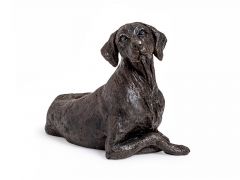 Pointer cremation ash dog urn