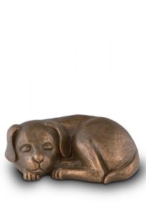 Dog urn 'Sleeping Dog'