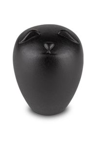 Black dog urn for ashes