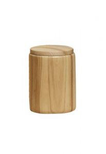 Wooden keepsake cremation ashes urn