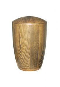 Wooden funeral urn