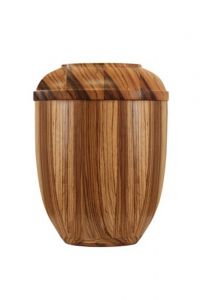 Wooden funeral urn