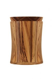 Wooden funeral urn