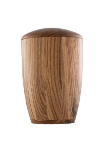 Wooden funeral urn