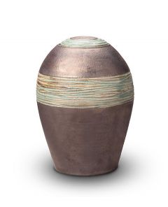 Ceramic cremation urn