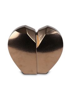 Ceramic cremation ashes mini urn 'Broken heart'