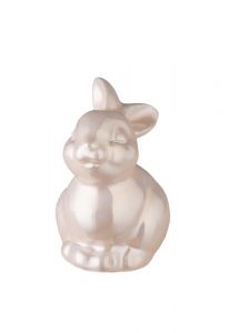 Rabbit urn soft pink