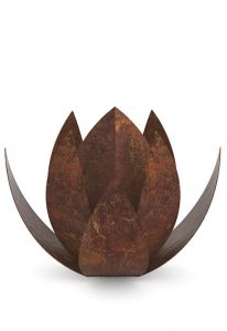 Bronze Lotus funeral urn