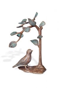 Memorial Statue of Bird under Tree – 3D, freestanding, dowel on the bottom