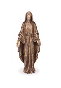 Memorial Statue of Mary with Open Arms – 3D, freestanding, dowel on the bottom
