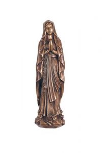 Memorial Statue of Mary with Folded Hands – 3D, freestanding, dowel on the bottom