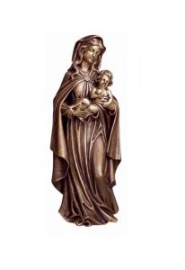 Large Memorial Statue of Mary and Child – 3D, freestanding, dowel on the bottom