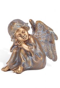 Memorial Statue of Sitting Angel – 3D, freestanding, dowel on the bottom