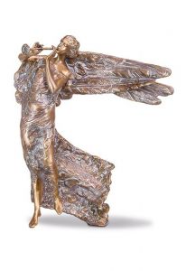 Grave Sculpture of Angel with Trumpet in Various Sizes – 3D, freestanding, dowel on the bottom