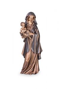 Memorial Statue of Mary with Child in Various Sizes – 3D, freestanding, dowel on the bottom