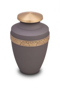 Brass funeral urn cremation ashes