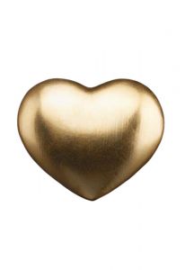 Keepsake cremation urn for ashes 'Heart of gold' | SALE