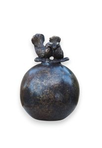 Cremation ashes keepsake urn with doves
