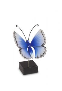 Butterfly cremation ash mini urn 'Common blue'