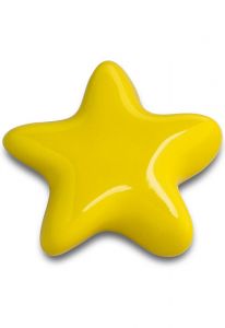 Ceramic keepsake Star urn for ashes in several colours