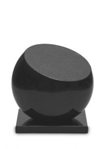 Nature stone funeral urn in different types of granite