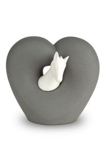 Heart horse urn