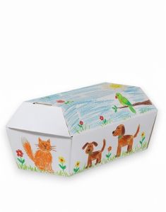 Coffin for rats, hamsters, guinea pigs and birds