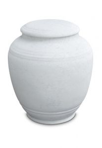 Porcelain cremation urn for ashes 'Classica' - Ice
