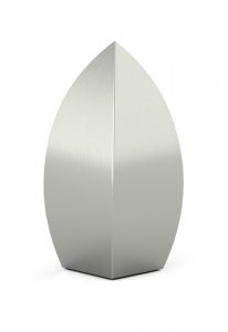 Stainless steel teardrop urn