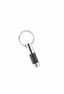 Keychain Cremation Ashes Urn Pendant 'Cylinder'