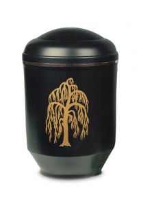 Cremation urn made from steel 'Tree'