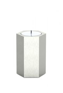 Stainless steel urn candle six-angle