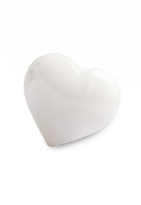 Comfort Precious Stone keepsake urn heart selenite