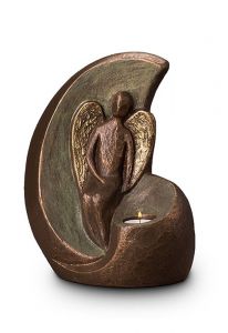 Ceramic funeral urn 'Angel'