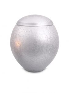 Crystal glass cremation urn