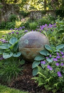 Bronze water funeral art/sculpture urn