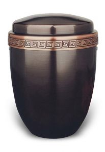 Cremation urn made from copper