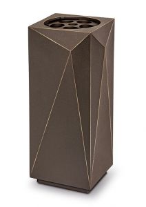 Modern grave vase bronze in several colours