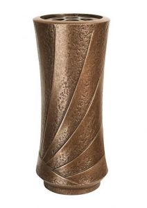 Memorial vase bronze with screws