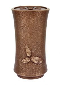 Memorial vase bronze with screws