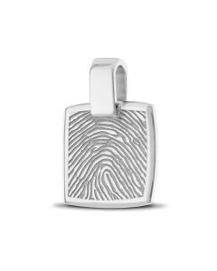 Fingerprint pendant 'Square'