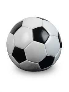 Football cremation urn for ashes | black and white