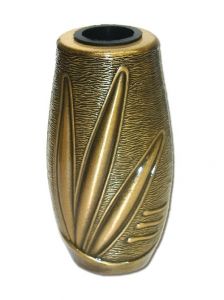 Memorial vase bronze with screws