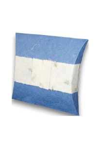 Small Biodegradable Sea Urn for Ash Scattering on Water - blue