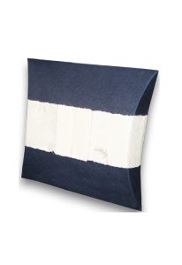 Small Biodegradable Sea Urn for Ash Scattering on Water - dark blue