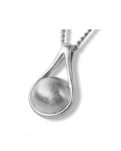 Ash pendant 925 silver 'Teardrop'