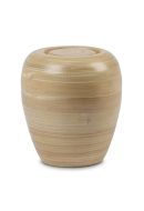 Bamboo cremation ashes mini urn