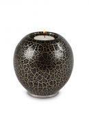 Bohemian Crystal glass keepsake urn